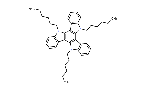 5,10,15-Trihexyl-10,15-dihydro-5H-diindolo[3,2-a:3',2'-c]carbazole