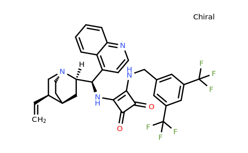 3-[[[3,5-Bis(trifluoromethyl)phenyl]methyl]amino]-4-[(9R)-cinchonan-9-ylamino]-3-cyclobutene-1,2-dione