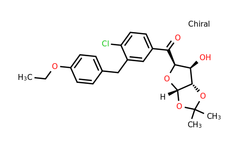 (4-Chloro-3-(4-ethoxybenzyl)phenyl)((3aS,5R,6S,6aS)-6-hydroxy-2,2-dimethyltetrahydrofuro[2,3-d][1,3]dioxol-5-yl)methanone