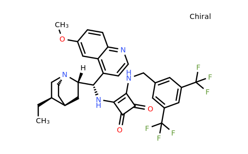 3-[[[3,5-Bis(trifluoromethyl)phenyl]methyl]amino]-4-[[(8α,9S)-10,11-dihydro-6'-methoxycinchonan-9-yl]amino]-3-cyclobutene-1,2-dione