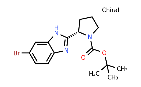 tert-Butyl (S)-2-(6-bromo-1H-benzo[d]imidazol-2-yl)pyrrolidine-1-carboxylate