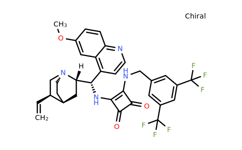 3-[[[3,5-Bis(trifluoromethyl)phenyl]methyl]amino]-4-[[(8α,9S)-6'-methoxycinchonan-9-yl]amino]-3-cyclobutene-1,2-dione