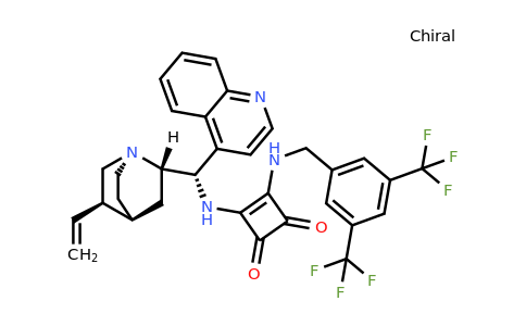 3-[[[3,5-Bis(trifluoromethyl)phenyl]methyl]amino]-4-[(8α,9S)-cinchonan-9-ylamino]-3-cyclobutene-1,2-dione