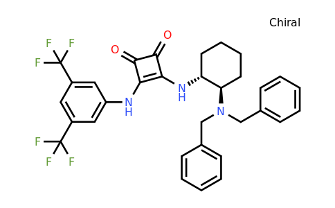 3-((3,5-Bis(trifluoromethyl)phenyl)amino)-4-(((1R,2R)-2-(dibenzylamino)cyclohexyl)amino)cyclobut-3-ene-1,2-dione