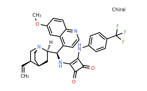 3-[[(9R)-6'-Methoxycinchonan-9-yl]amino]-4-[[4-(trifluoromethyl)phenyl]amino]-3-cyclobutene-1,2-dione
