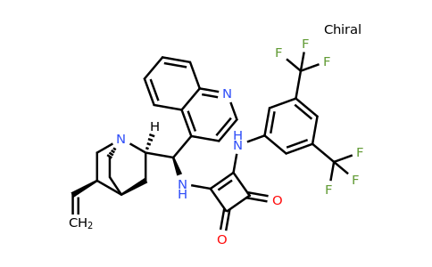 3-[[3,5-Bis(trifluoromethyl)phenyl]amino]-4-[(9R)-cinchonan-9-ylamino]-3-cyclobutene-1,2-dione