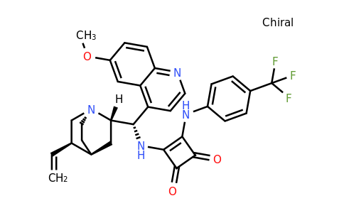 3-[[(8α,9S)-6'-Methoxycinchonan-9-yl]amino]-4-[[4-(trifluoromethyl)phenyl]amino]-3-cyclobutene-1,2-dione