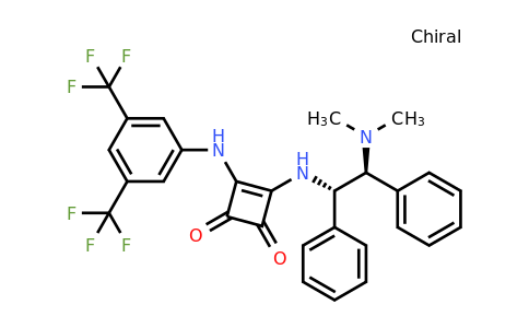 3-[[3,5-Bis(trifluoromethyl)phenyl]amino]-4-[[(1S,2S)-2-(dimethylamino)-1,2-diphenylethyl]amino]-3-cyclobutene-1,2-dione