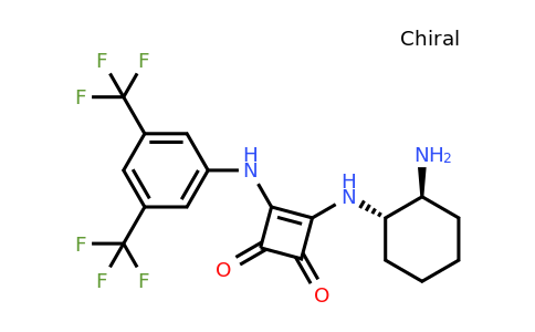 3-[[(1S,2S)-2-Aminocyclohexyl]amino]-4-[[3,5-bis(trifluoromethyl)phenyl]amino]-3-cyclobutene-1,2-dione