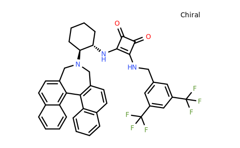 3-[[[3,5-Bis(trifluoromethyl)phenyl]methyl]amino]-4-[[(1S,2S)-2-[(11bR)-3,5-dihydro-4H-dinaphth[2,1-c:1',2'-e]azepin-4-yl]cyclohexyl]amino]-3-cyclobutene-1,2-dione
