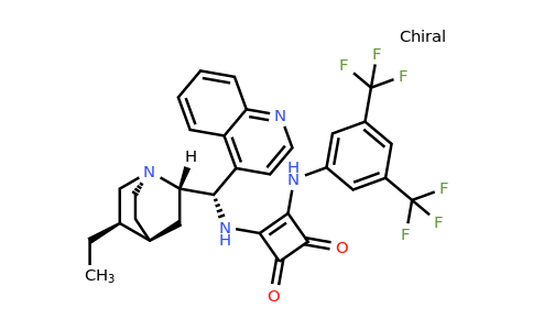 3-[[3,5-Bis(trifluoromethyl)phenyl]amino]-4-[[(8α,9S)-10,11-dihydrocinchonan-9-yl]amino]-3-cyclobutene-1,2-dione