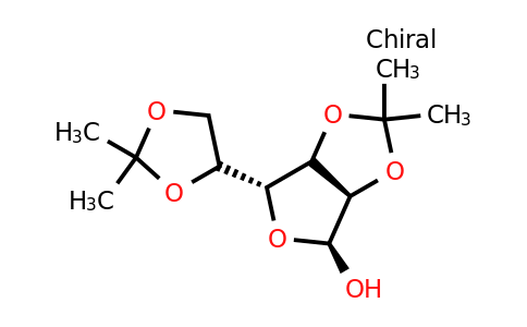 (3aS,4S,6R,6aS)-6-((R)-2,2-Dimethyl-1,3-dioxolan-4-yl)-2,2-dimethyltetrahydrofuro[3,4-d][1,3]dioxol-4-ol
