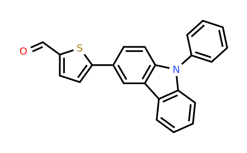 5-(9-Phenyl-9H-carbazol-3-yl)thiophene-2-carbaldehyde