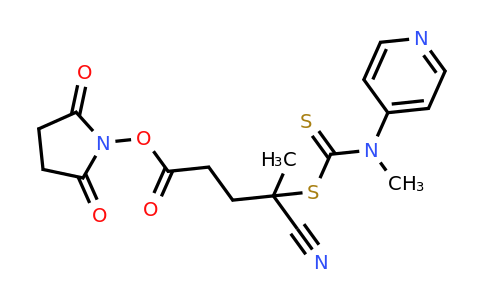 1-Succinimidyl-4-cyano-4-[N-methyl-N-(4-pyridyl)carbamothioylthio]pentanoate