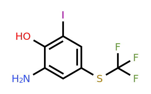 1448858-58-9 | 2-Amino-6-iodo-4-((trifluoromethyl)thio)phenol