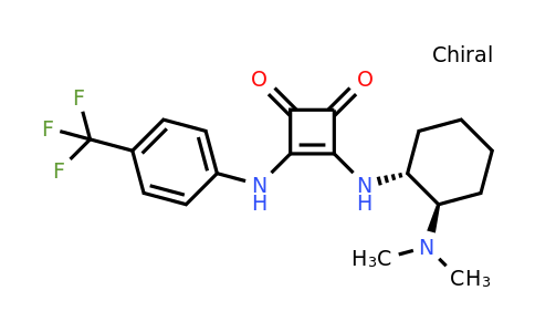 3-(((1R,2R)-2-(Dimethylamino)cyclohexyl)amino)-4-((4-(trifluoromethyl)phenyl)amino)cyclobut-3-ene-1,2-dione