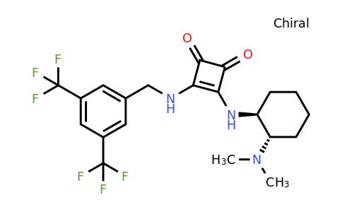 3-[[[3,5-Bis(trifluoromethyl)phenyl]methyl]amino]-4-[[(1S,2S)-2-(dimethylamino)cyclohexyl]amino]-3-cyclobutene-1,2-dione