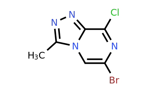 6-Bromo-8-chloro-3-methyl-[1,2,4]triazolo[4,3-a]pyrazine