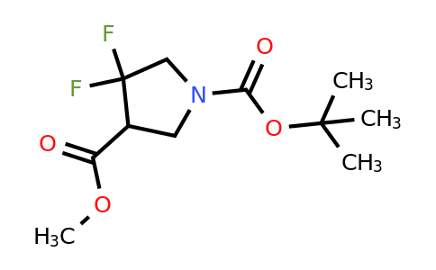 1780714-55-7 | 1-tert-Butyl 3-methyl 4,4-difluoropyrrolidine-1,3-dicarboxylate