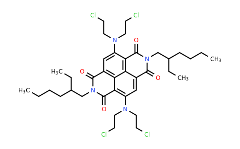 4,9-Bis(bis(2-chloroethyl)amino)-2,7-bis(2-ethylhexyl)benzo[lmn][3,8]phenanthroline-1,3,6,8(2H,7H)-tetraone