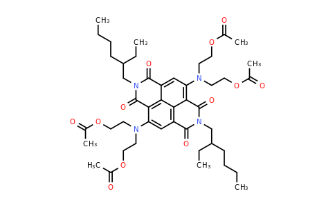 ((2,7-Bis(2-ethylhexyl)-1,3,6,8-tetraoxo-1,2,3,6,7,8-hexahydrobenzo[lmn][3,8]phenanthroline-4,9-diyl)bis(azanetriyl))tetrakis(ethane-2,1-diyl) tetraacetate