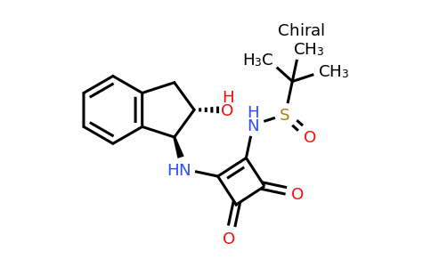 N-(2-(((1S,2S)-2-Hydroxy-2,3-dihydro-1H-inden-1-yl)amino)-3,4-dioxocyclobut-1-en-1-yl)-2-methylpropane-2-sulfinamide