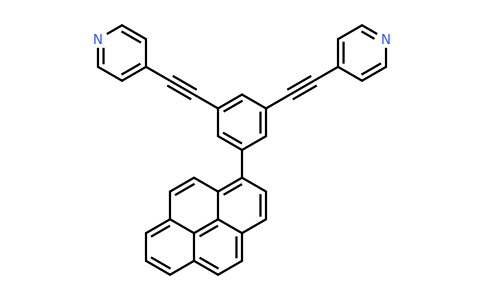 4,4'-((5-(Pyren-1-yl)-1,3-phenylene)bis(ethyne-2,1-diyl))dipyridine