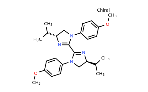(4S,4'S)-4,4'-Diisopropyl-1,1'-bis(4-methoxyphenyl)-4,4',5,5'-tetrahydro-1H,1'H-2,2'-biimidazole