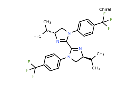 (4S,4'S)-4,4'-Diisopropyl-1,1'-bis(4-(trifluoromethyl)phenyl)-4,4',5,5'-tetrahydro-1H,1'H-2,2'-biimidazole