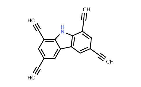 1,3,6,8-Tetraethynyl-9H-carbazole
