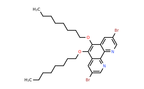 3,8-Dibromo-5,6-bis(octyloxy)-1,10-phenanthroline