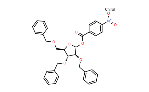 2,3,5-Tri-o-benzyl-1-o-(4-nitrobenzoyl)-D-arabinofuranose