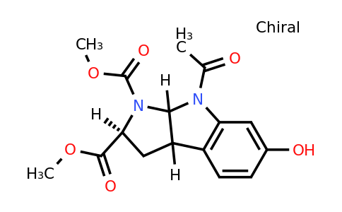 (2S)-dimethyl 8-acetyl-6-hydroxy-3,3a,8,8a-tetrahydropyrrolo[2,3-b]indole-1,2(2H)-dicarboxylate