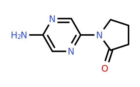 1-(5-Amino-2-pyrazinyl)-2-pyrrolidinone