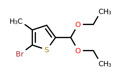 1000018-59-6 | 2-Bromo-5-(diethoxymethyl)-3-methylthiophene