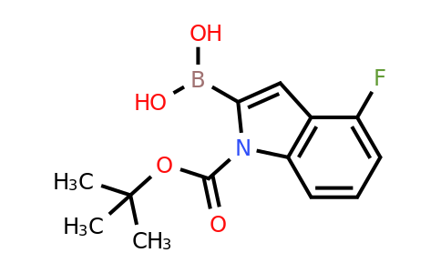 1000068-25-6 | (1-(tert-Butoxycarbonyl)-4-fluoro-1H-indol-2-yl)boronic acid