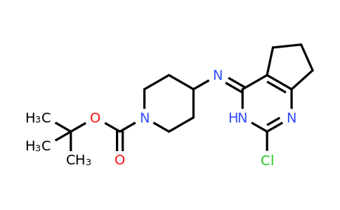 1000207-52-2 | tert-Butyl 4-(2-chloro-6,7-dihydro-5H-cyclopenta[d]pyrimidin-4-ylamino)piperidine-1-carboxylate