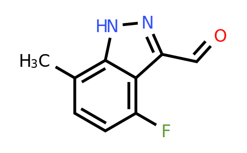 1000340-63-5 | 4-Fluoro-7-methyl-1h-indazole-3-carbaldehyde
