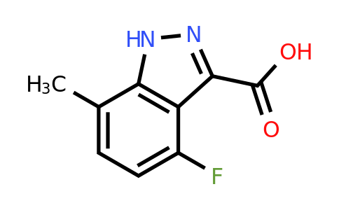 1000340-65-7 | 4-Fluoro-7-methyl-1h-indazole-3-carboxylic acid