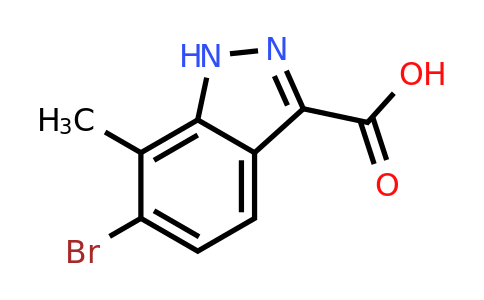 1000340-71-5 | 6-Bromo-7-methyl-1h-indazole-3-carboxylic acid