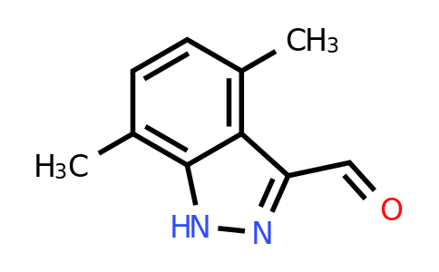 1000340-75-9 | 4,7-Dimethyl-1h-indazole-3-carbaldehyde