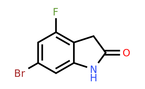 1000341-00-3 | 6-Bromo-4-fluoroindolin-2-one