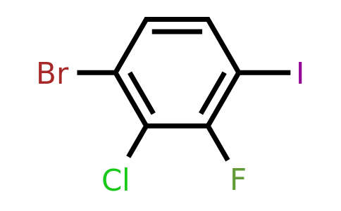 1-Bromo-2-chloro-3-fluoro-4-iodobenzene