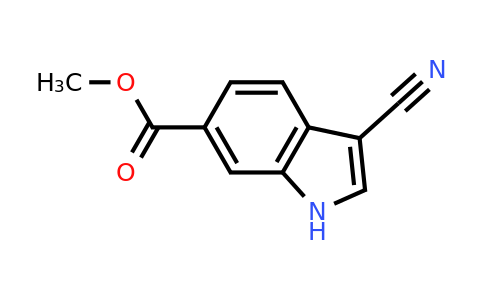 1000576-51-1 | Methyl 3-cyanoindole-6-carboxylate