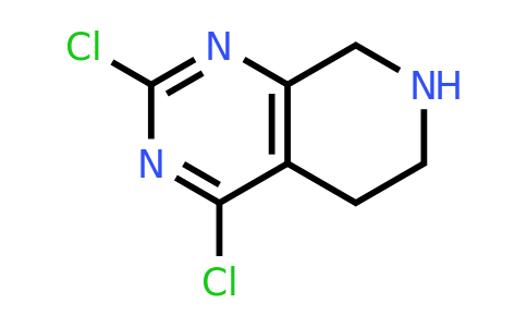1000578-08-4 | 2,4-Dichloro-5,6,7,8-tetrahydropyrido[3,4-d]pyrimidine