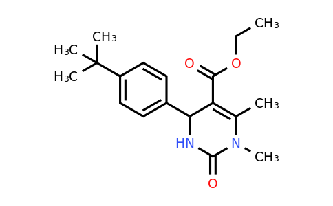 1000927-59-2 | ethyl 4-(4-(tert-butyl)phenyl)-1,6-dimethyl-2-oxo-1,2,3,4-tetrahydropyrimidine-5-carboxylate