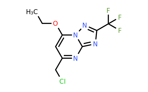 1000932-47-7 | 5-(Chloromethyl)-7-ethoxy-2-(trifluoromethyl)-[1,2,4]triazolo[1,5-a]pyrimidine