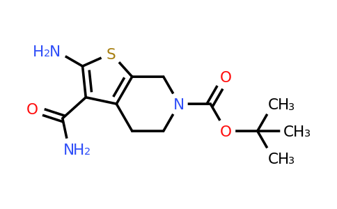 1001020-08-1 | tert-Butyl 2-amino-3-carbamoyl-4,7-dihydrothieno[2,3-c]pyridine-6(5H)-carboxylate