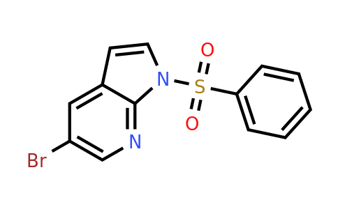 1001070-33-2 | 1-(Benzenesulfonyl)-5-bromo-1H-pyrrolo[2,3-b]pyridine