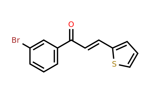 1001166-29-5 | (2E)-1-(3-Bromophenyl)-3-(thiophen-2-yl)prop-2-en-1-one